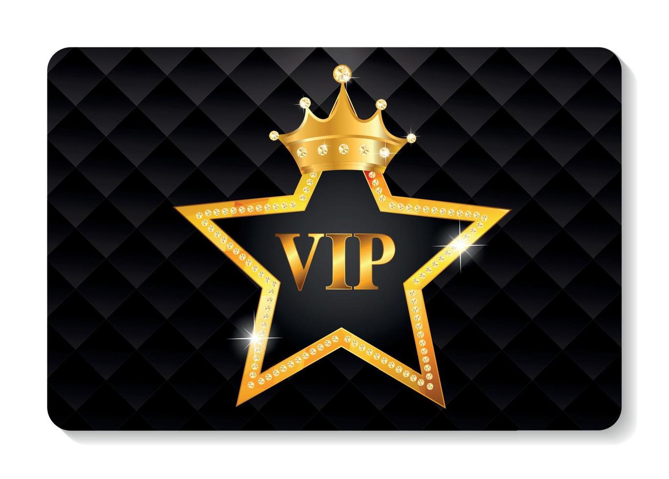 VIP-ledenkaart vectorillustratie vector