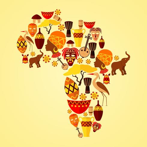 Afrika naadloze patroon vector