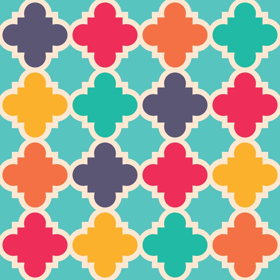 abstracte Marokkaanse textuur. kan de afdrukbare omtrek, ambachten en ander ontwerp worden gebruikt. naadloze patroon achtergrond sjabloon. vector illustratie