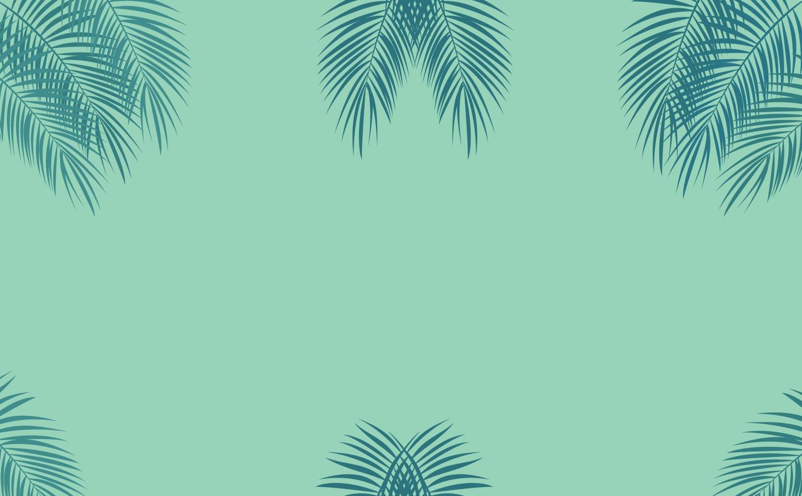 kleurrijk naturalistisch frame van het blad van de libistons van Chinees. zuidelijke palm vector
