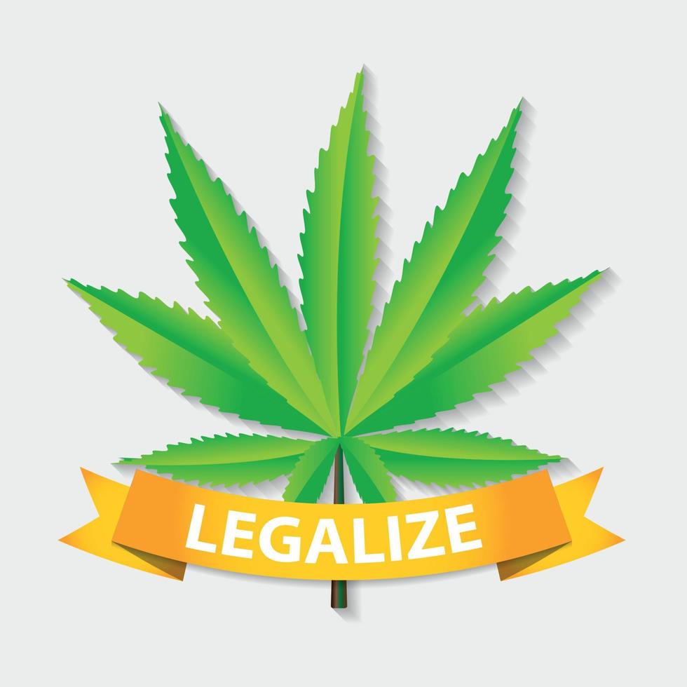 abstracte cannabis achtergrond vectorillustratie vector