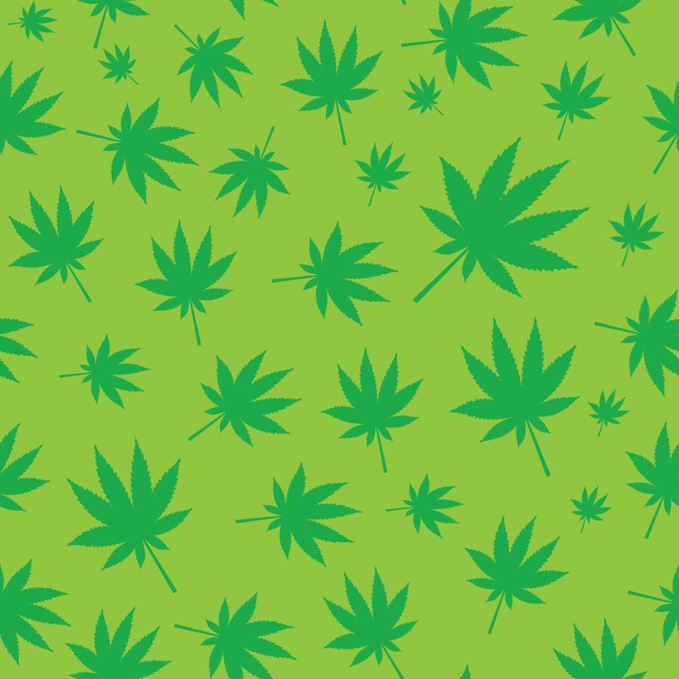 abstracte cannabis naadloze patroon achtergrond vectorillustratie vector