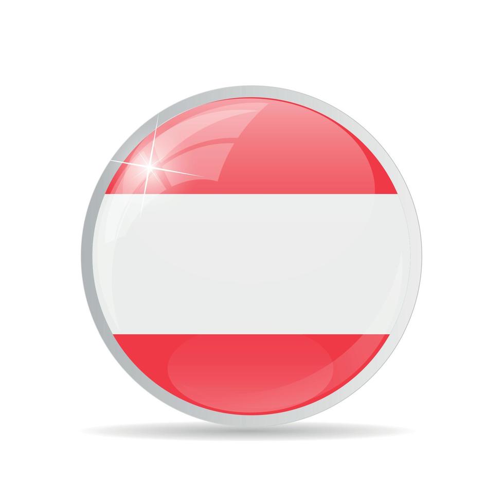 ronde vlag pictogram vectorillustratie vector