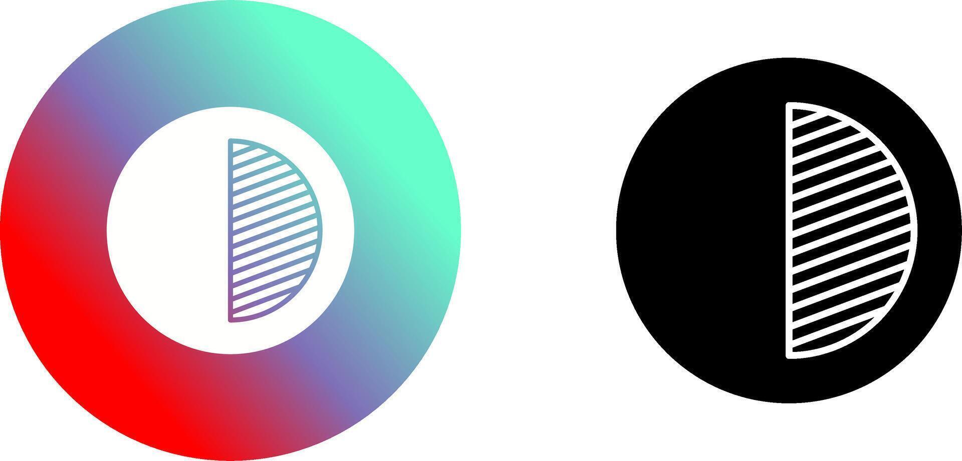 uniek contrast icoon ontwerp vector