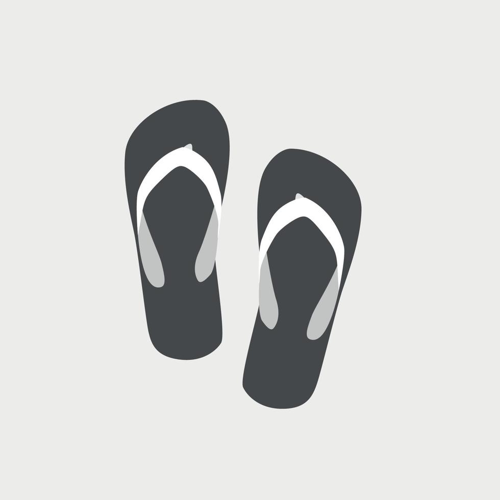 strand flip flop pictogram vectorillustratie vector