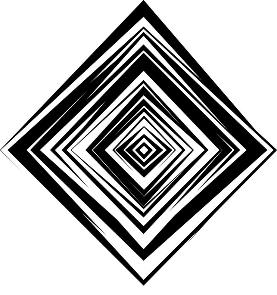 hypnotische fascinerende abstracte afbeelding. vectorillustratie. vector