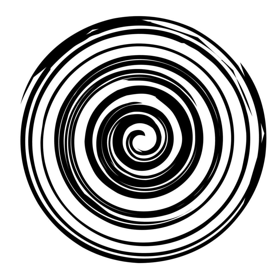 hypnotische fascinerende abstracte afbeelding. vectorillustratie. vector