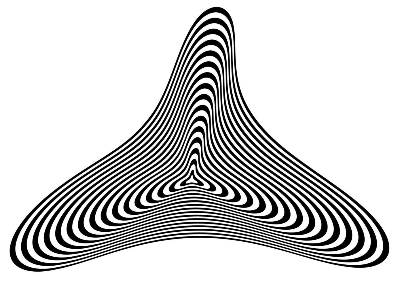 hypnotische fascinerende abstracte afbeelding. vectorillustratie. vector