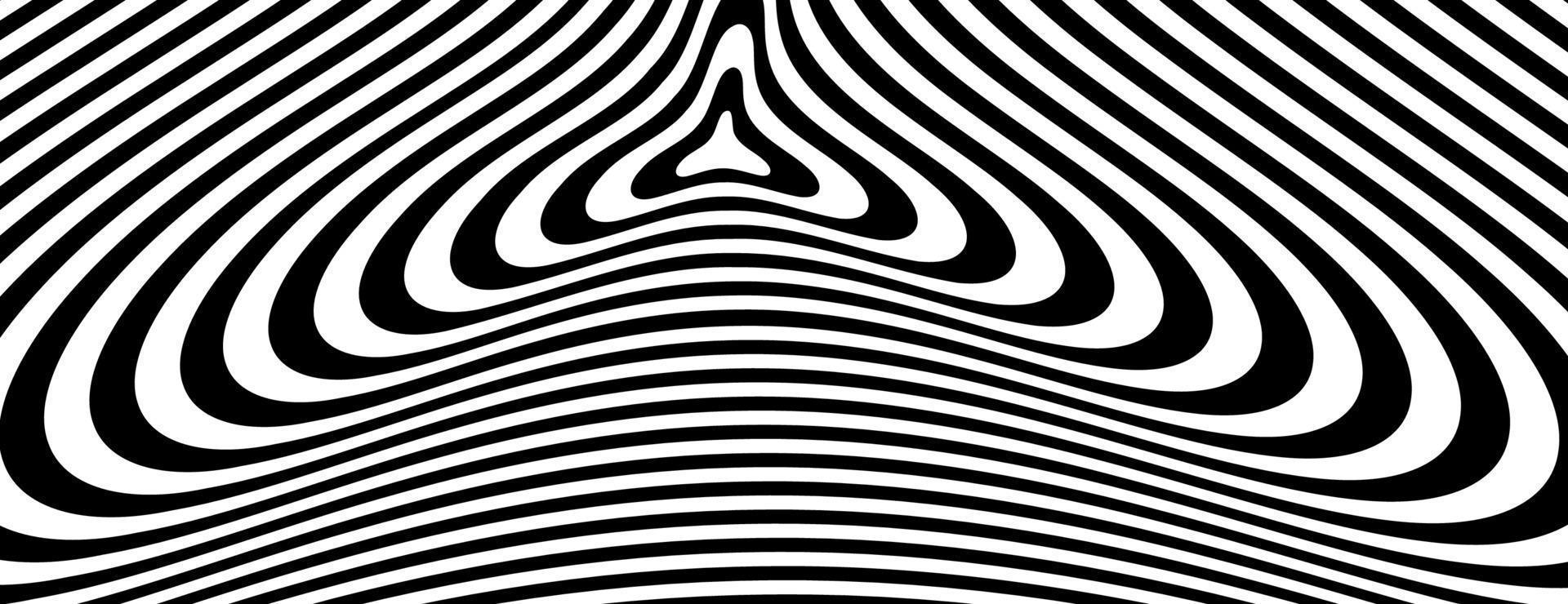 hypnotische fascinerende abstracte afbeelding. vectorillustratie. vector