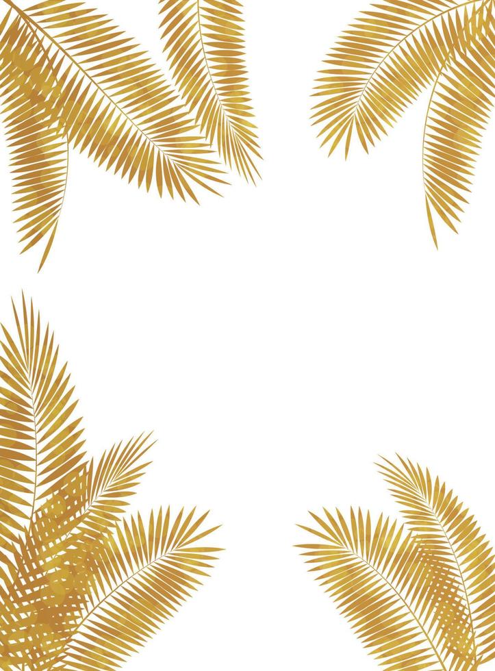 palmblad vectorillustratie vector