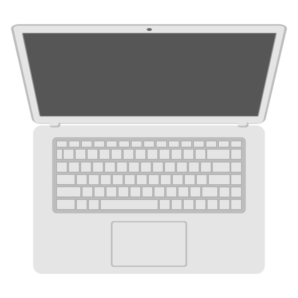 laptop computer cartoon vector-object vector