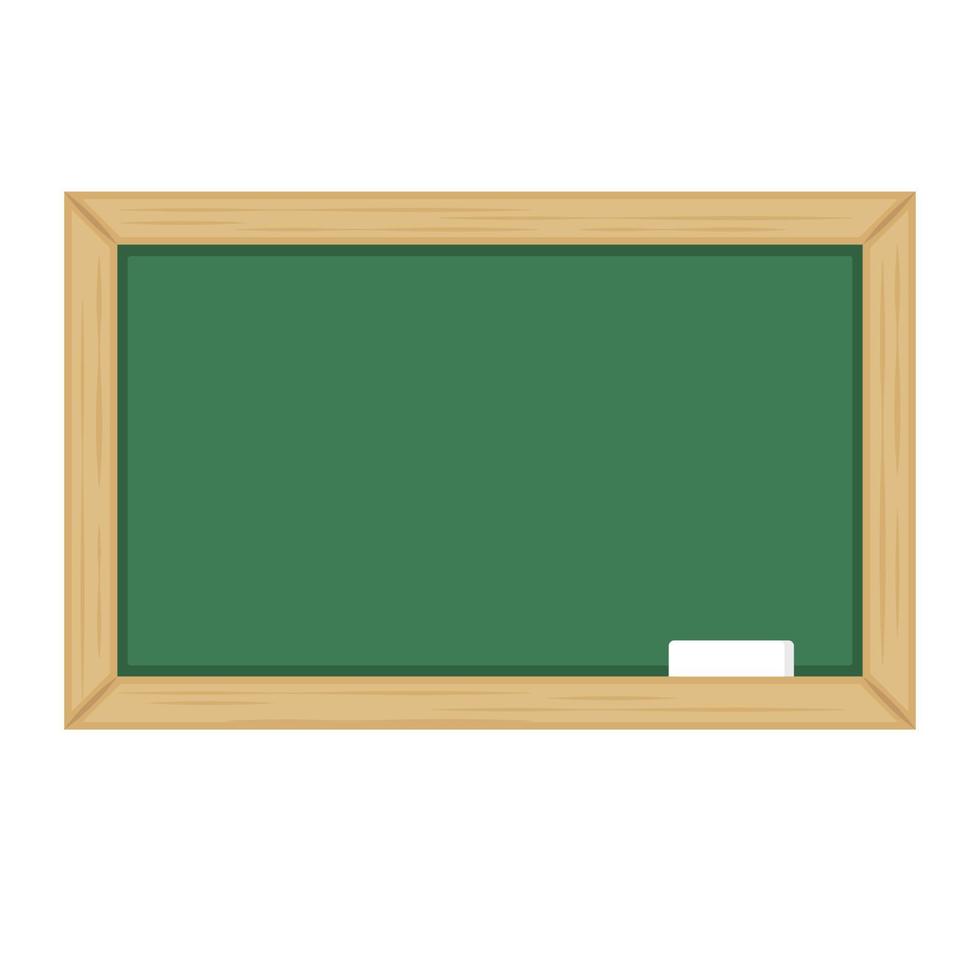 houten frame schoolbord vector