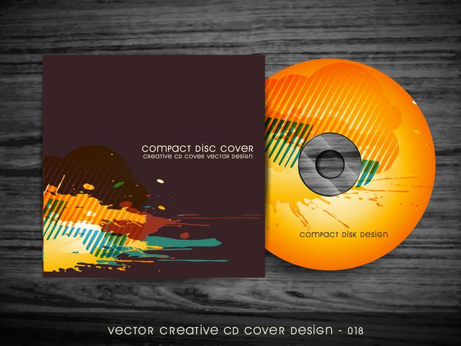 cd cover ontwerp vector