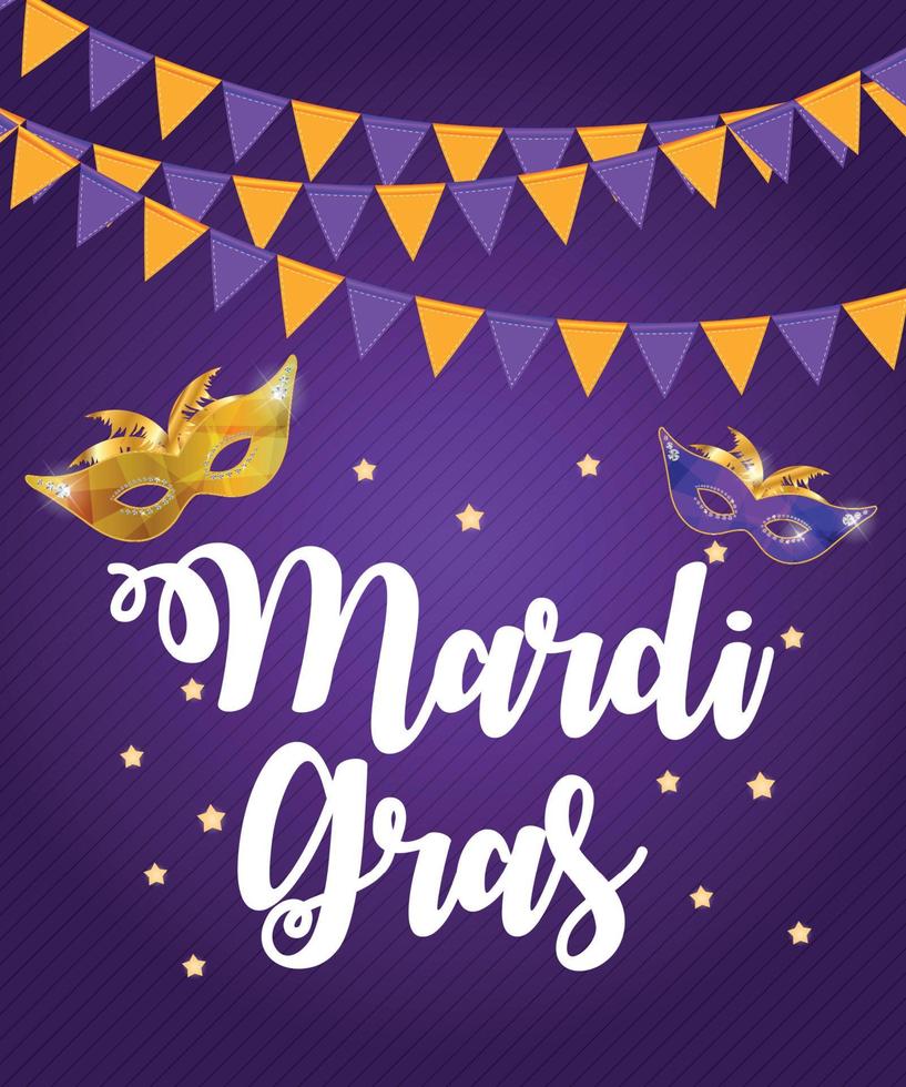 mardi gras brochure template.celebration wenskaart backround. vector illustratie