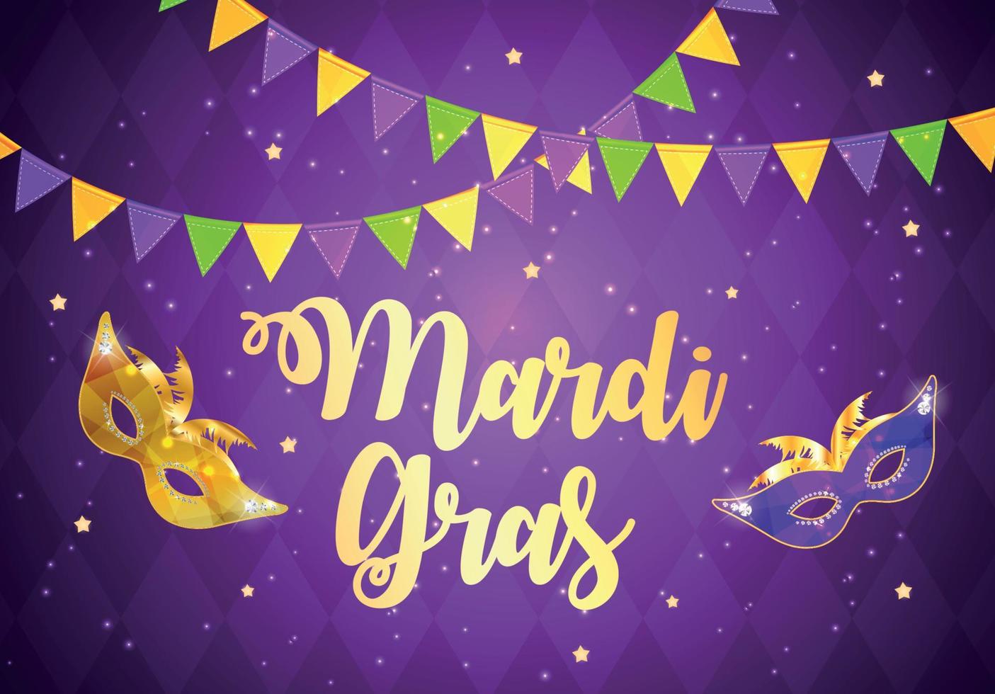 mardi gras brochure template.celebration wenskaart backround. vector illustratie