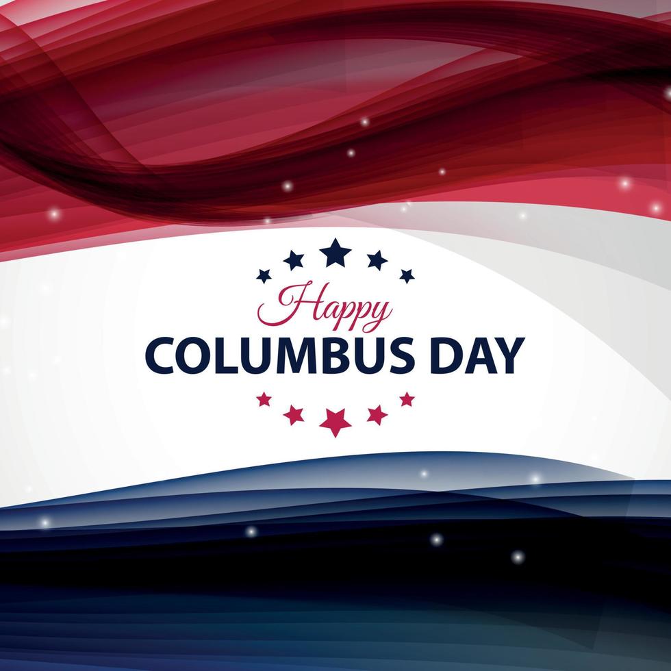 columbus dag achtergrond. vector illustratie