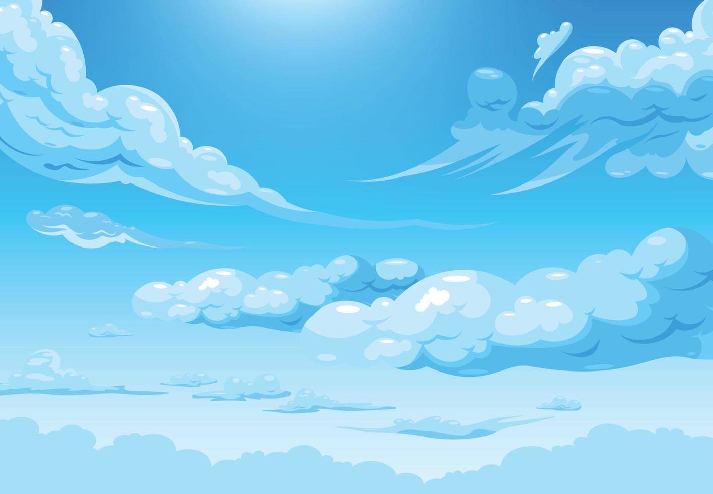 lucht wolk dagelijkse illustratie vector