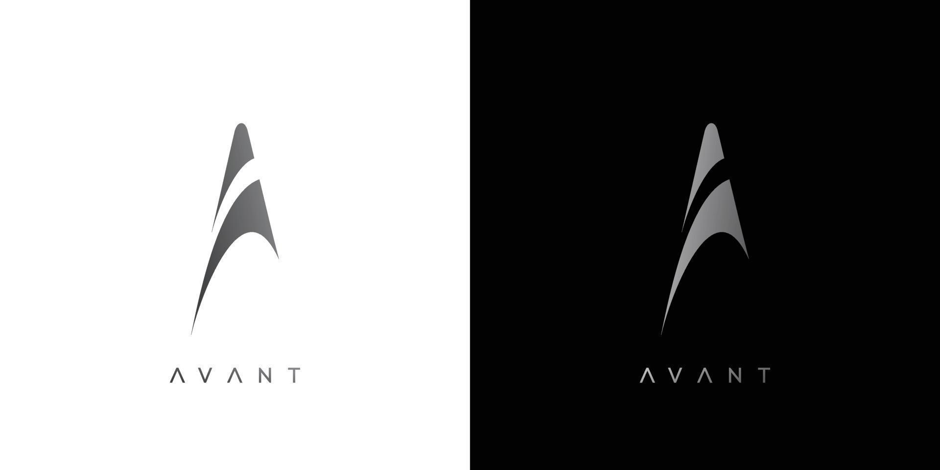 modern en elegant letter a initialen logo-ontwerp vector