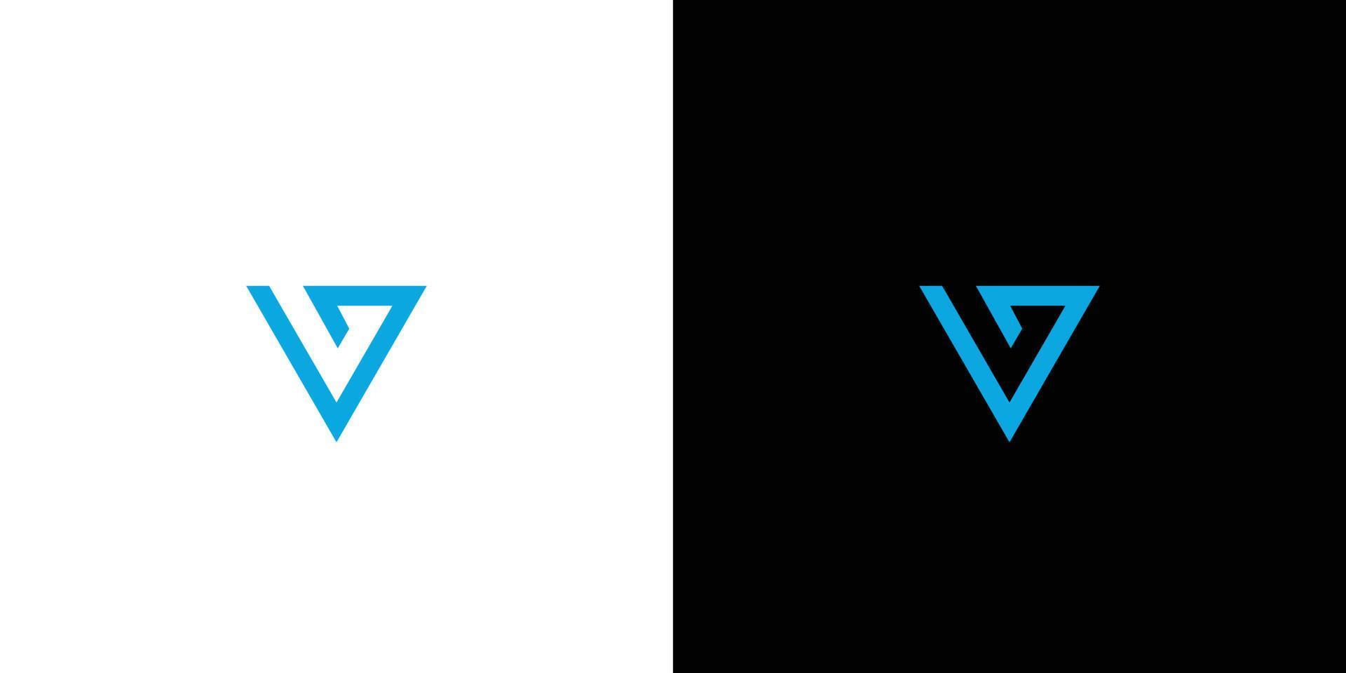 modern en professioneel letter v initialen logo ontwerp 8 vector