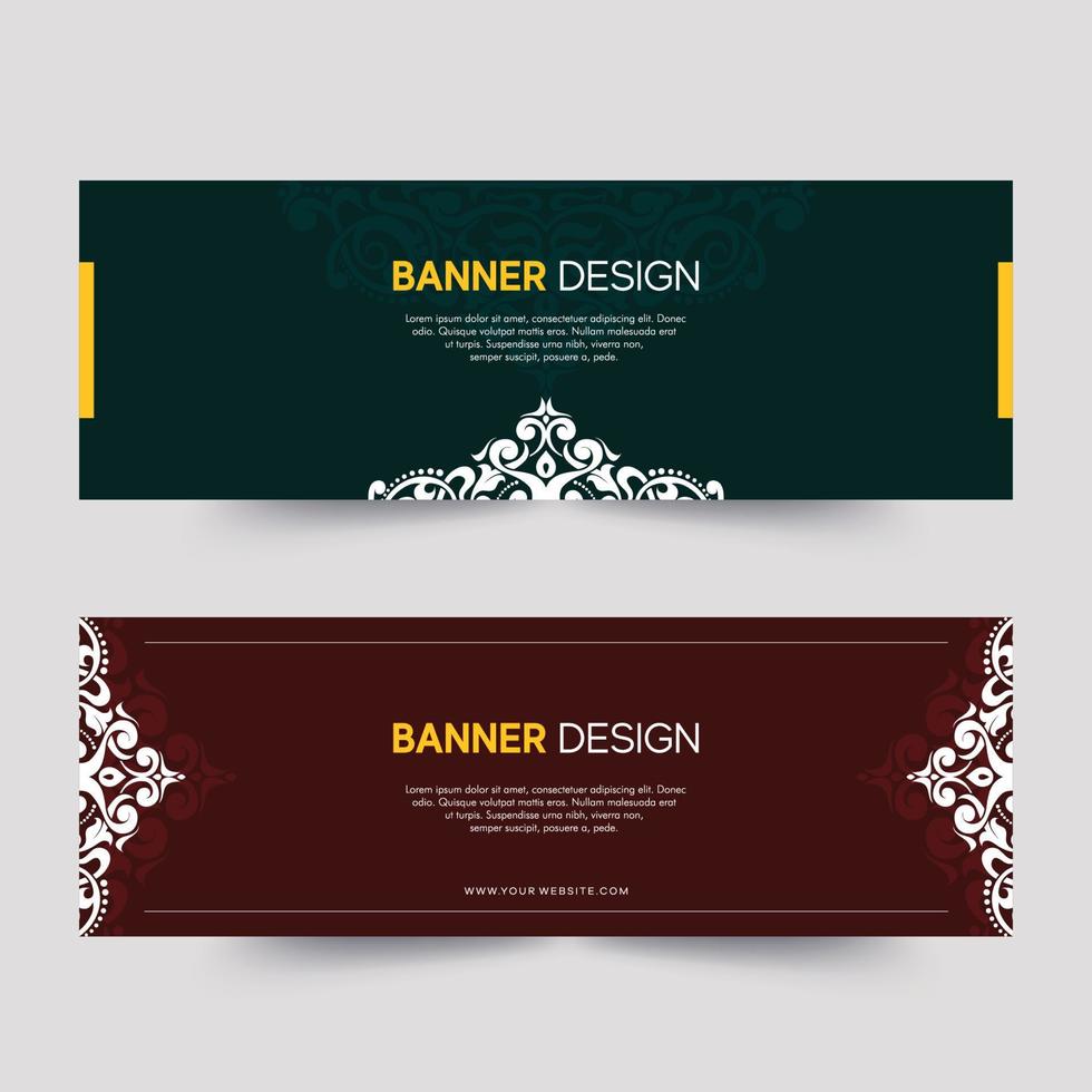 stoere en moderne banners voor professionele bedrijven..... vector