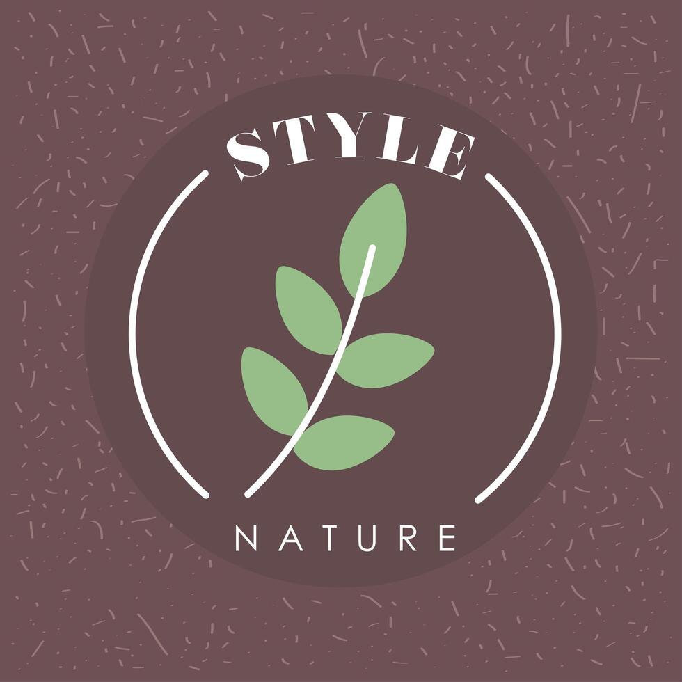 stijl stempel natuurlijk vector