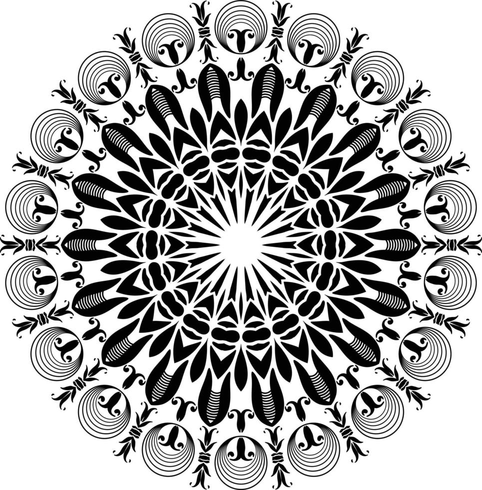 mandala's boek kleurplaten, decoratieve ronde sieraad in bloemvorm, oosterse vector, anti-stress therapie patronen, weven ontwerpelementen, yoga logo's vector