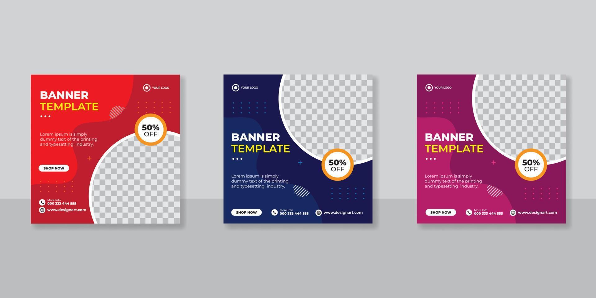 social media template business agency voor digitale marketing en zakelijke verkoop promo. meubel- of modereclame. banner aanbieding. promotionele mockup foto vector frame