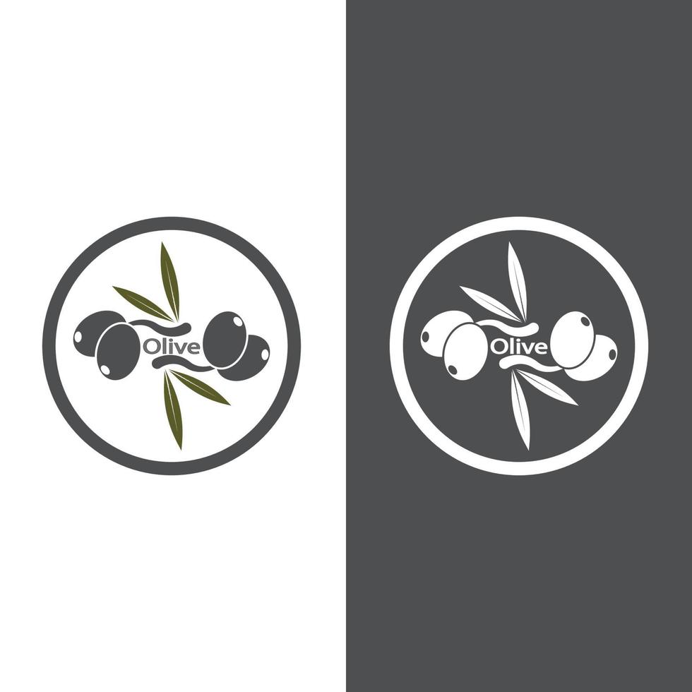 olijf pictogram vectorillustratie vector