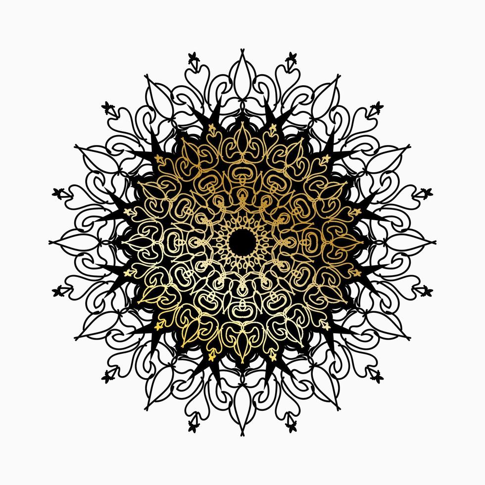 vector ronde abstracte cirkel. luxe mandala-stijl.