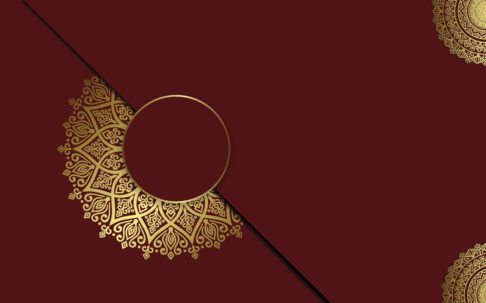 luxe sier mandala achtergrond met Arabische islamitische Oost-patroonstijl vector