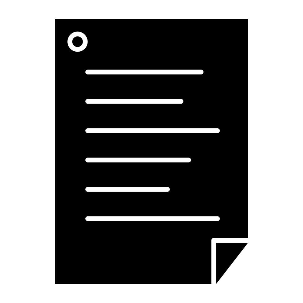 document glyph-pictogram vector