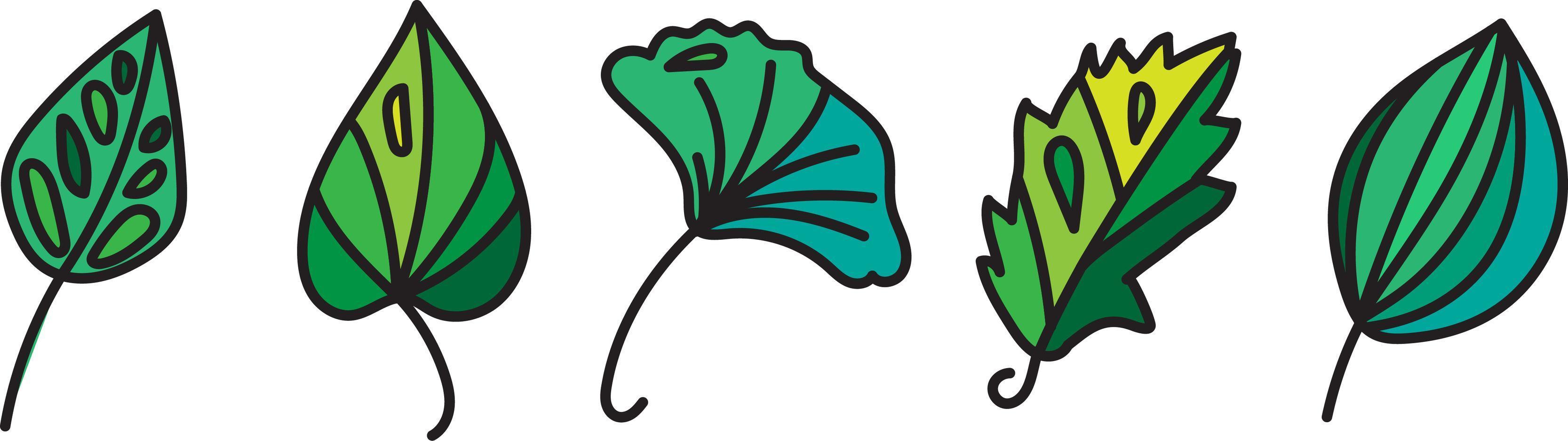 boom groen blad bekleed met ronde decoratie vector