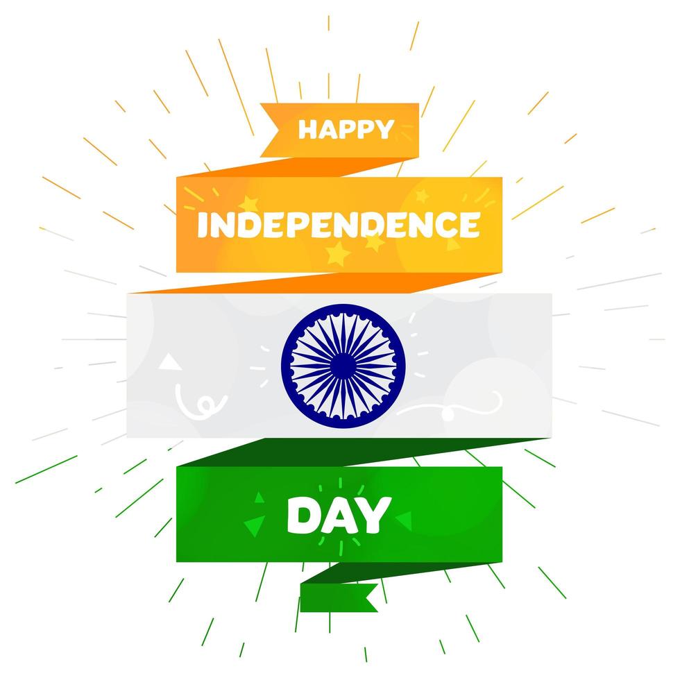 Gelukkige Onafhankelijkheidsdag vector