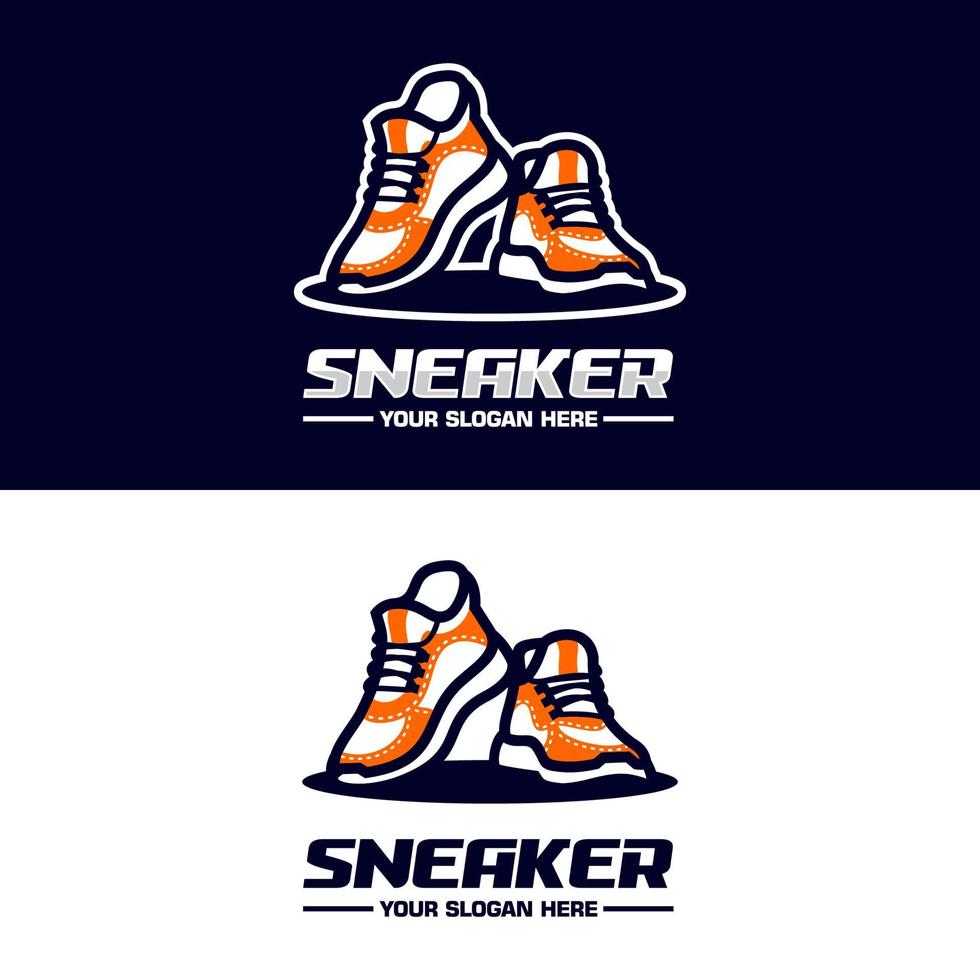 sneaker logo vector