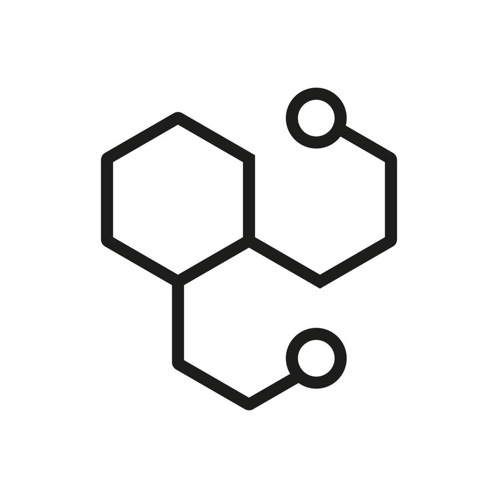 element van de natuurkunde, deeltje icoon. vector