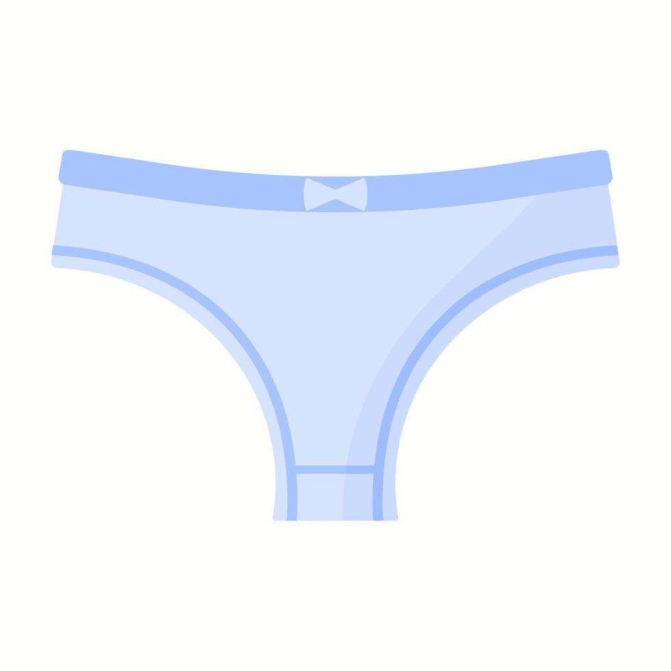 vrouwen blauwe sport slipje. mode-concept. vector