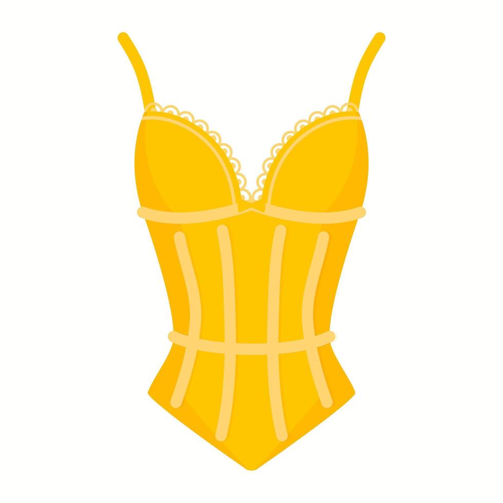 vrouwen lingerie lichaam korset. mode-concept. vector