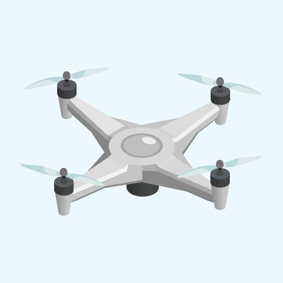 drones quadrocopters isometrische digitale vliegtuigen vector