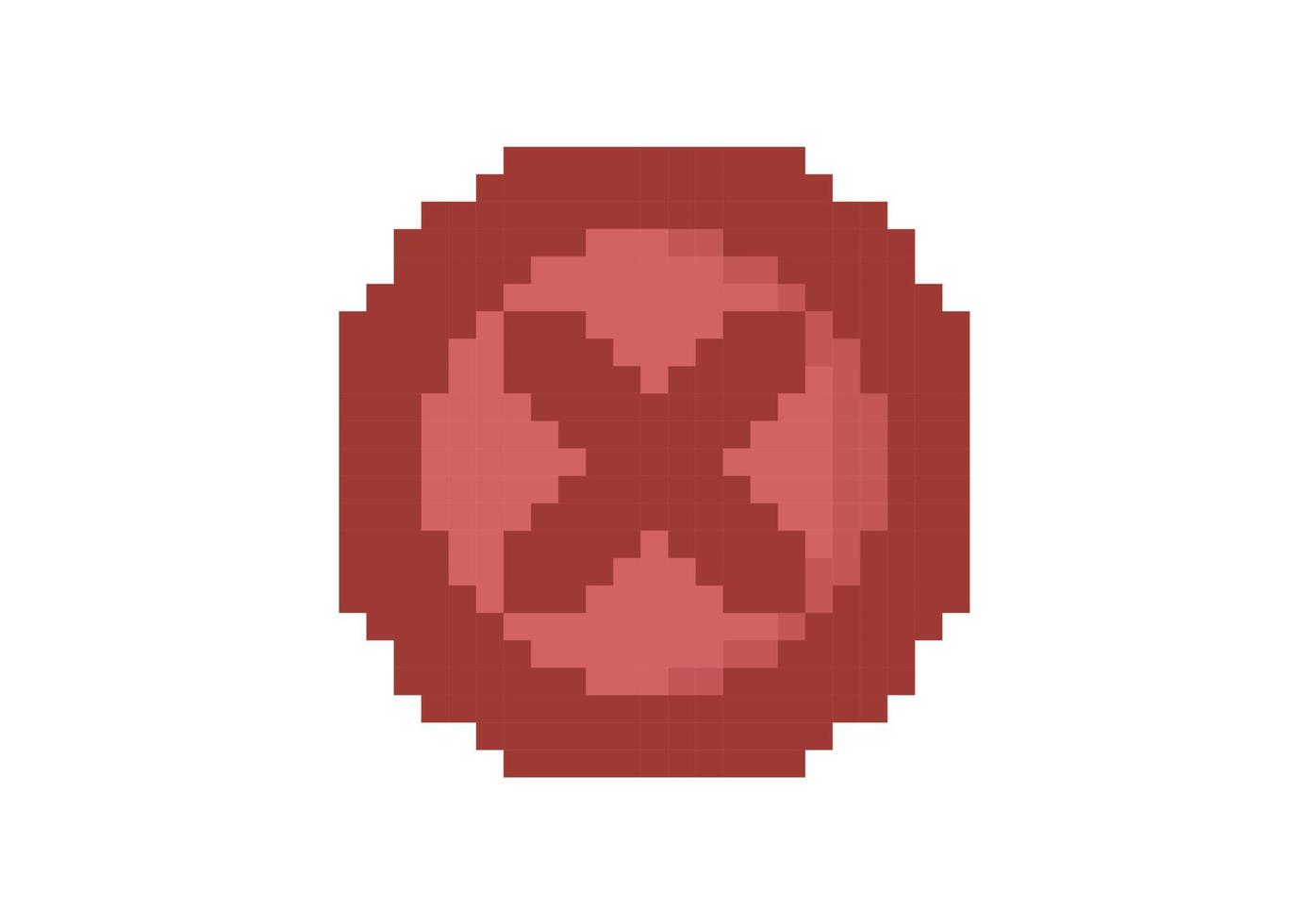 pixel kruis symbool vector