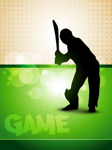 cricket spel vector