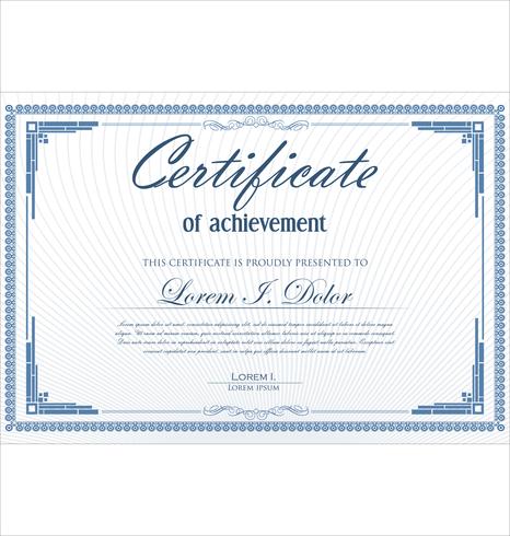 Certificaat vector