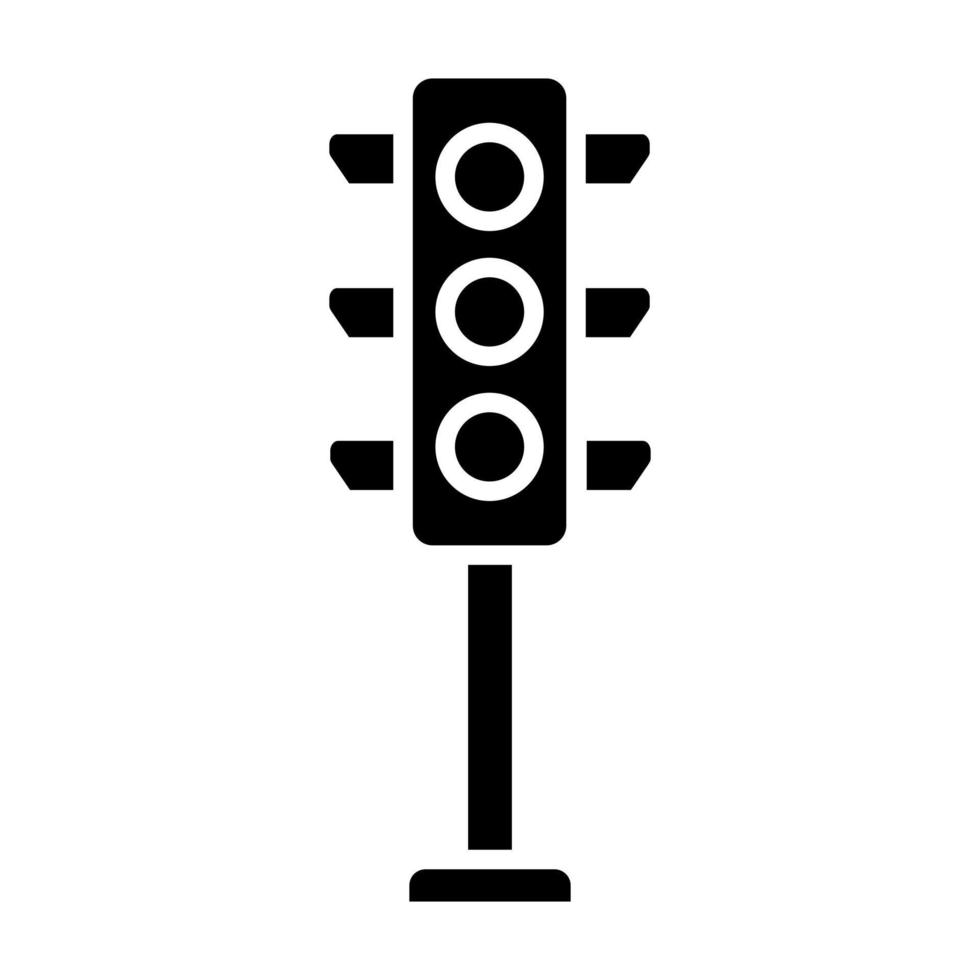 verkeerslichten glyph icon vector