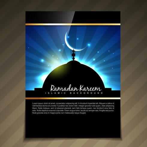ramadan kareem-sjabloon vector
