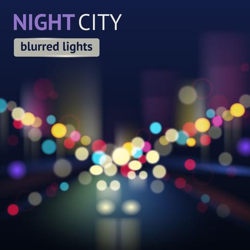 City Blur achtergrond vector