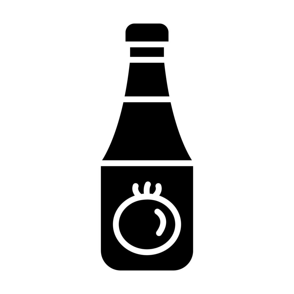 tomatensaus glyph icon vector