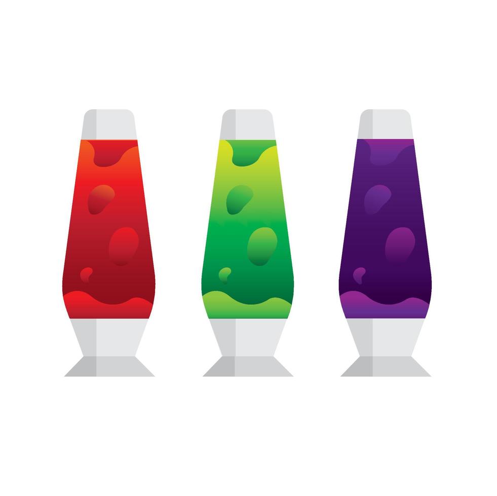 lava lamp pictogram illustratie vector