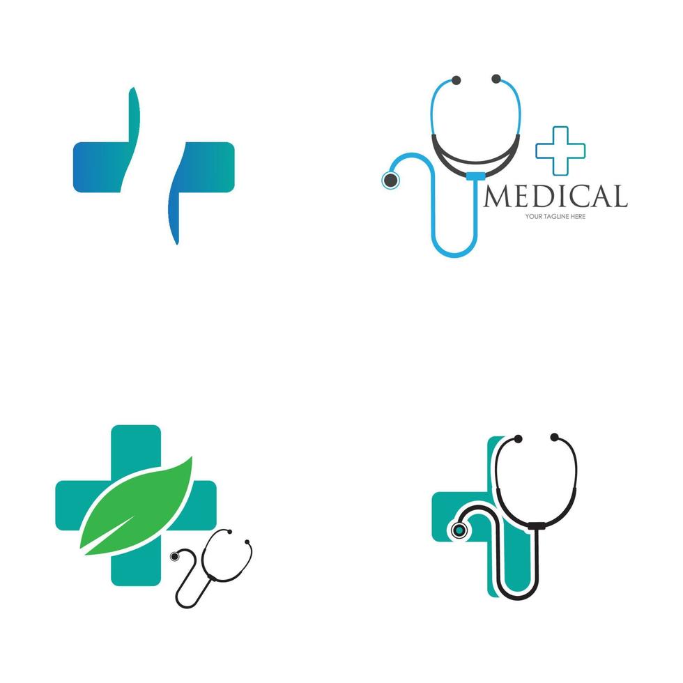 gezondheid medische logo sjabloon vector