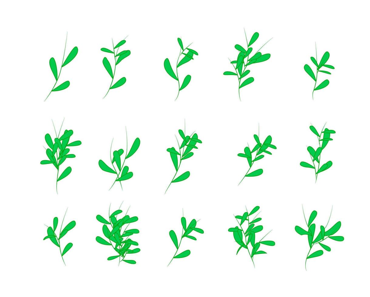 bloem en blad pictogram vectorillustratie voor patroon vector