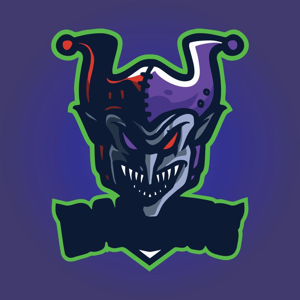 gamer mascot logo ontwerp vector, gamer illustratie voor sportteam. moderne illustratorconceptstijl voor badge vector