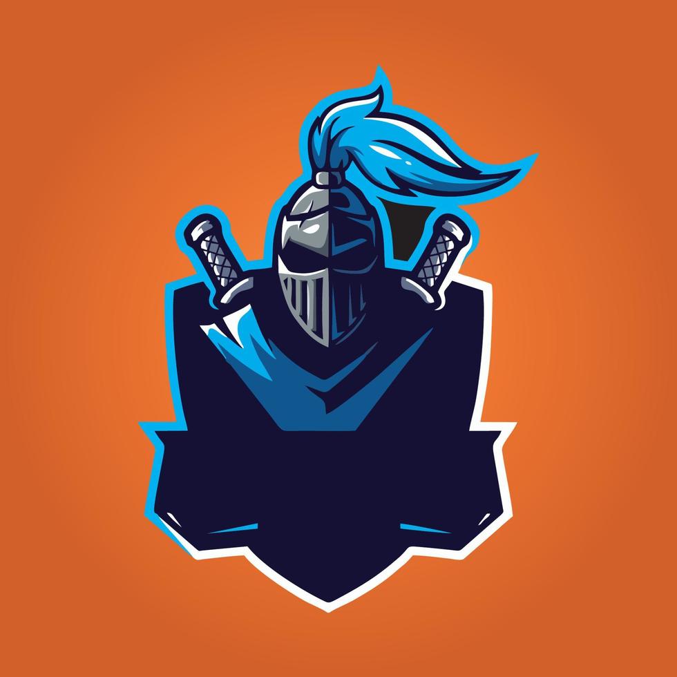 gamer mascot logo ontwerp vector, gamer illustratie voor sportteam. moderne illustratorconceptstijl voor badge vector